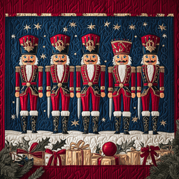 Christmas Nutcracker TAI101224563 Quilted Placemats