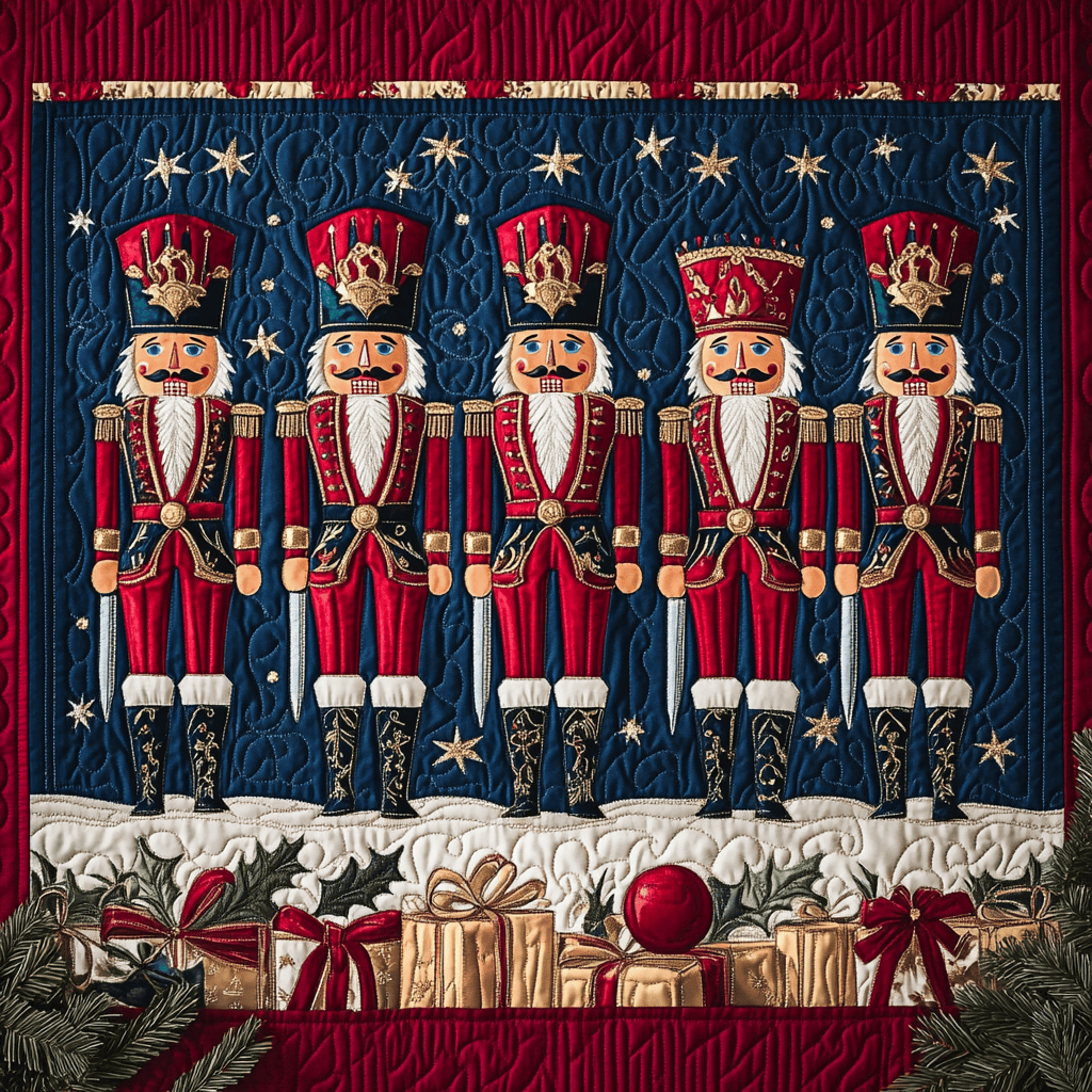 Christmas Nutcracker TAI101224563 Quilted Placemats