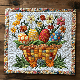 Easter Egg DAI090125267 Quilted Placemats