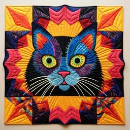 Cat TAI280224097 Quilted Placemats