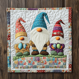 Easter Gnome DAI090125271 Quilted Placemats