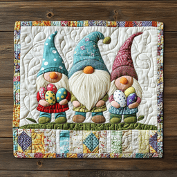 Easter Gnome DAI090125270 Quilted Placemats