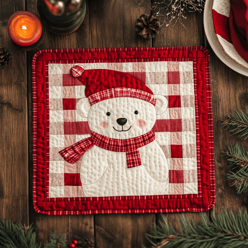 Polar Bear DAI221024279 Quilted Placemats
