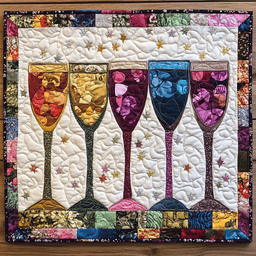 Wine Glass DAI090125269 Quilted Placemats