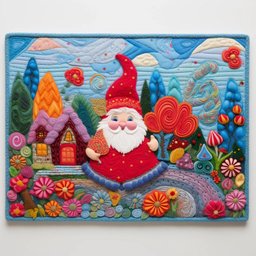 Gnome TAI020324100 Quilted Placemats