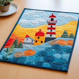Lighthouse TAI260224138 Quilted Placemats