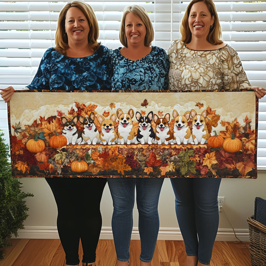 Cozy Companions Quilted Table Runner NCU0NNT779