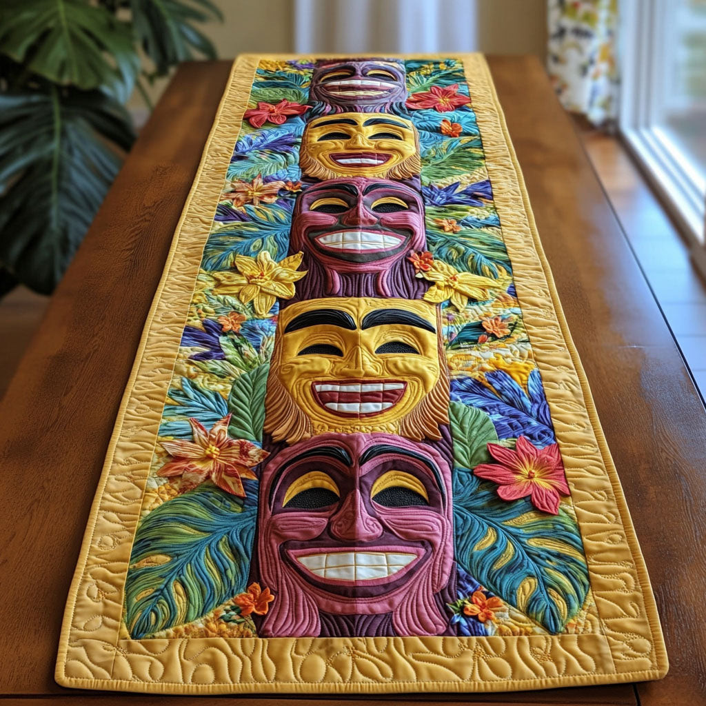 Sunset Faces Quilted Table Runner NCU0PTT375