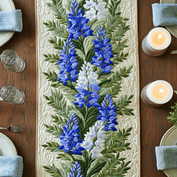 Vibrant Garden Quilted Table Runner NCU0NVH370