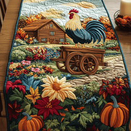 Rustic Charm Quilted Table Runner NCU0NVH405