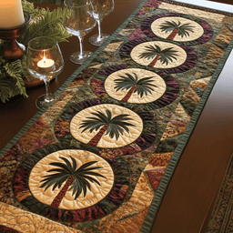 Palm Horizon Quilted Table Runner NCU0NVH731