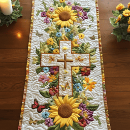 Bright Journey Quilted Table Runner NCU0NVH363
