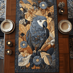 Jungle Whispers Quilted Table Runner NCU0DV105