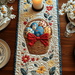 Easter Magic Quilted Table Runner NCU0NVH283