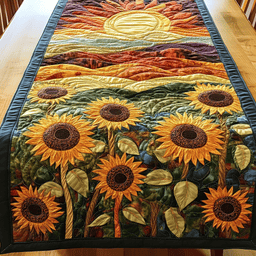 Golden Harvest Quilted Table Runner NCU0NVH304