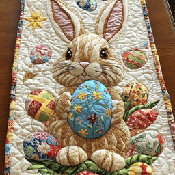 Easter Nest Quilted Table Runner NCU0NVH282