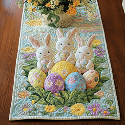 Easter Joy Quilted Table Runner NCU0NVH275