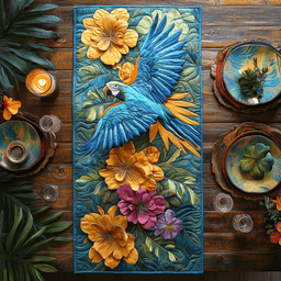 Peck of Color Quilted Table Runner NCU0DV107