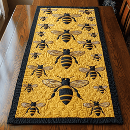 Buzzing Beauty Quilted Table Runner NCU0DK1202