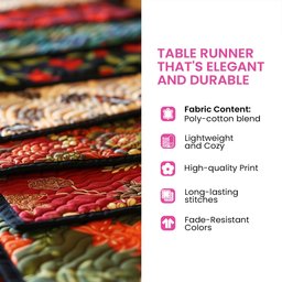 Pumpkin Parade Quilted Table Runner NCU0NT1310