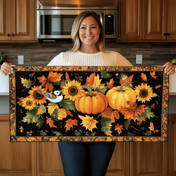 Harvest Time Quilted Table Runner NCU0TL1318