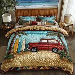Ocean Breeze 3-Piece Quilted Bedding Set NCU0NNT345