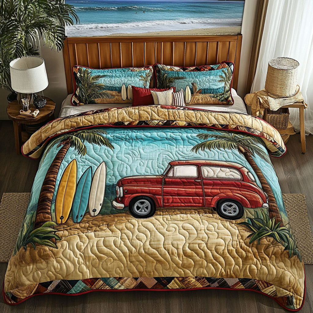 Ocean Breeze 3-Piece Quilted Bedding Set NCU0NNT345