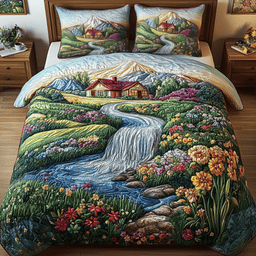 Woodland Haven 3-Piece Quilted Bedding Set NCU0NVH345