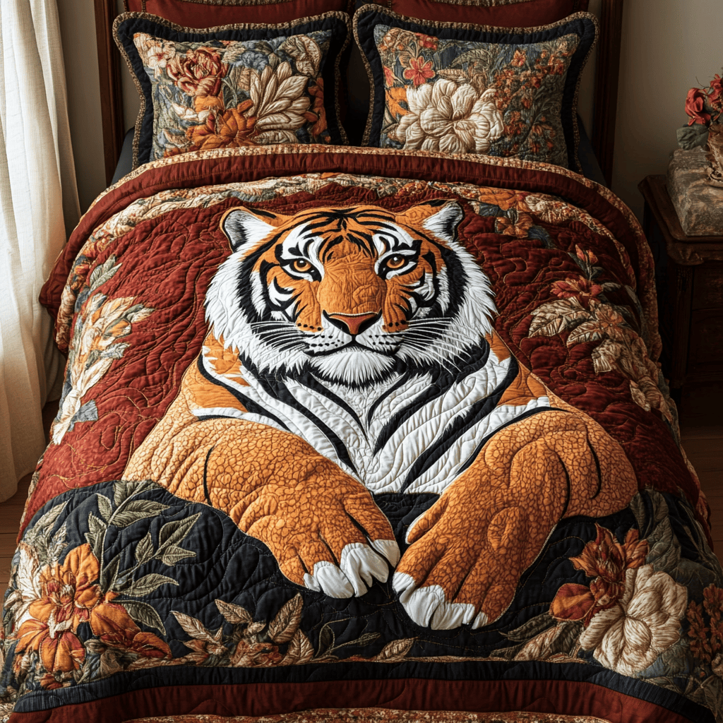 Savage Elegance Quilted Bedding Set NCU0DV167