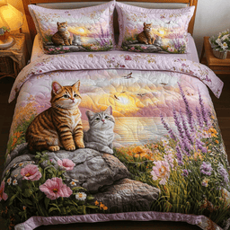 Cozy Companions 3-Piece Quilted Bedding Set NCU0NVH207
