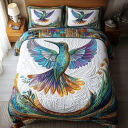 Radiant Flight 3-Piece Quilted Bedding Set NCU0DDK210