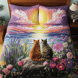 Twilight Friends 3-Piece Quilted Bedding Set NCU0NVH210