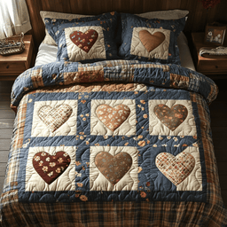 Hearth Bloom 3-Piece Quilted Bedding Set NCU0NVH151