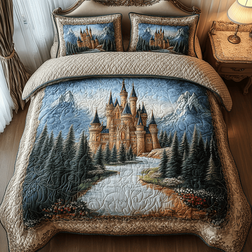 Moonlit Valley Quilted Bedding Set NCU0DV164