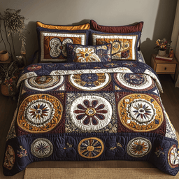 Artisan Blossom 3-Piece Quilted Bedding Set NCU0NVH125