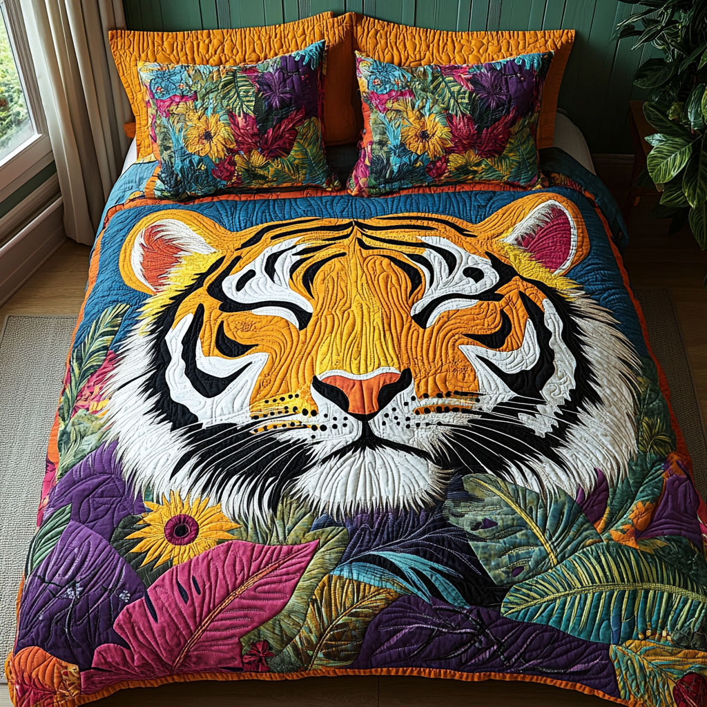 Regal Roar Quilted Bedding Set NCU0DV175
