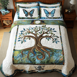 Celestial Canopy 3-Piece Quilted Bedding Set NCU0DDK168