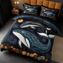 Mystic Wave 3-Piece Quilted Bedding Set NCU0DDK178