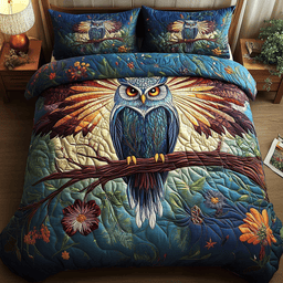 Twilight Wings 3-Piece Quilted Bedding Set NCU0NVH100