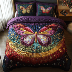 Flutter and Grace Quilted Bedding Set NCU0DV113
