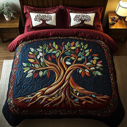 Nature Embrace 3-Piece Quilted Bedding Set NCU0DDK167