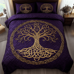 Boundless Growth 3-Piece Quilted Bedding Set NCU0DDK172