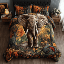 Wild Majesty 3-Piece Quilted Bedding Set NCU0NVH064