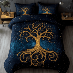Evergreen Essence 3-Piece Quilted Bedding Set NCU0DDK170