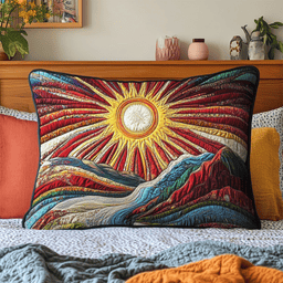 Rainbow River Quilted Bedding Pillow Case NCU0NVH070