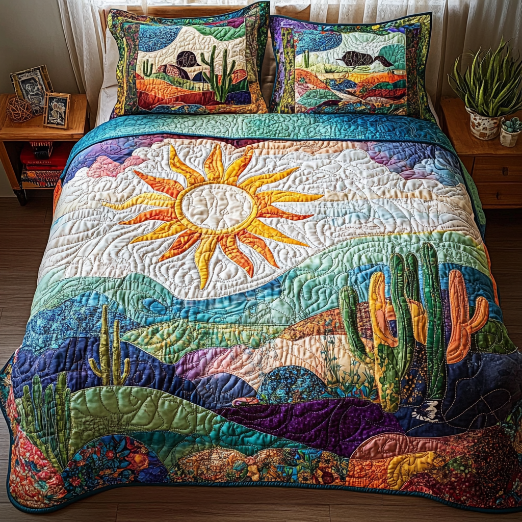 Wild West Wonders Quilted Bedding Set NCU0DV149