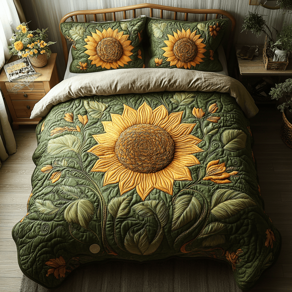 Summer Glow Quilted Bedding Set NCU0DV096