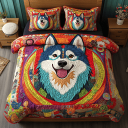 Winter Howl 3-Piece Quilted Bedding Set NCU0PVL312
