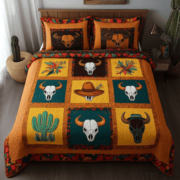 Nomadic Guardian Quilted Bedding Set NCU0DV154