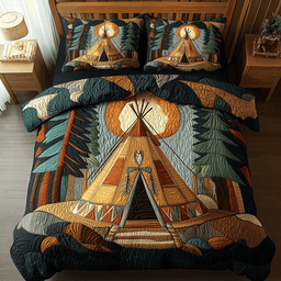Wild Escape 3-Piece Quilted Bedding Set NCU0PVL089